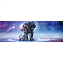 Lade das Bild in den Galerie-Viewer, Poster Astronaut in der Galaxie No.1 Panorama