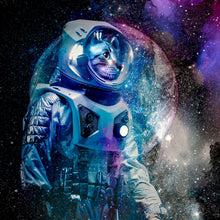 Lade das Bild in den Galerie-Viewer, Poster Astronauten Katze Quadrat