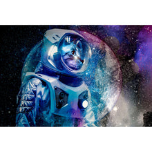 Lade das Bild in den Galerie-Viewer, Poster Astronauten Katze Querformat