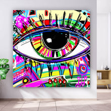 Lade das Bild in den Galerie-Viewer, Poster Auge Abstrakt Quadrat