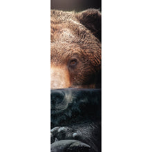 Lade das Bild in den Galerie-Viewer, Leinwandbild Bär unter Wasser Panorama Hoch
