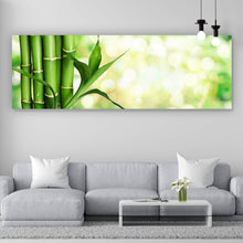 Lade das Bild in den Galerie-Viewer, Aluminiumbild Bambus Stiele Panorama