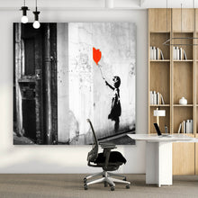 Lade das Bild in den Galerie-Viewer, Poster Banksy - Ballon Girl No. 2 Quadrat