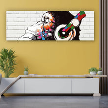 Lade das Bild in den Galerie-Viewer, Poster Banksy - DJ Monkey Panorama