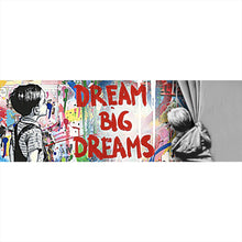Lade das Bild in den Galerie-Viewer, Leinwandbild Banksy - Graffity Wall No.1 Panorama