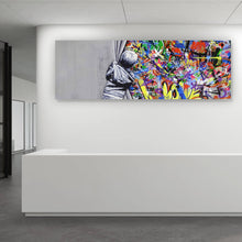 Lade das Bild in den Galerie-Viewer, Poster Banksy - Graffity Wall Panorama