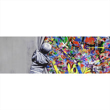 Lade das Bild in den Galerie-Viewer, Poster Banksy - Graffity Wall Panorama
