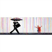 Lade das Bild in den Galerie-Viewer, Poster Banksy - In the Rain Panorama