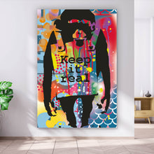 Lade das Bild in den Galerie-Viewer, Acrylglasbild Banksy - Keep It Real Hochformat