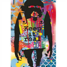 Lade das Bild in den Galerie-Viewer, Acrylglasbild Banksy - Keep It Real Hochformat