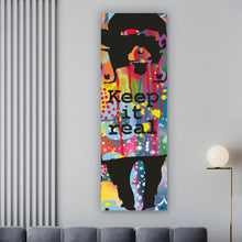 Lade das Bild in den Galerie-Viewer, Spannrahmenbild Banksy - Keep It Real Panorama Hoch
