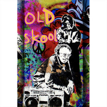 Lade das Bild in den Galerie-Viewer, Acrylglasbild Banksy Old School Hochformat