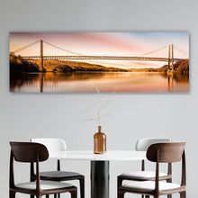 Lade das Bild in den Galerie-Viewer, Poster Bear Mountain Bridge nach Sonnenuntergang Panorama