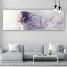 Lade das Bild in den Galerie-Viewer, Acrylglasbild Beautiful Lavendel Panorama