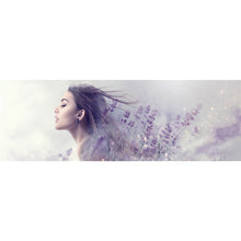 Lade das Bild in den Galerie-Viewer, Aluminiumbild Beautiful Lavendel Panorama