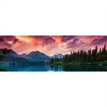 Lade das Bild in den Galerie-Viewer, Poster Bergsee im Nationalpark Panorama