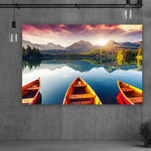 Lade das Bild in den Galerie-Viewer, Poster Bergsee in der Landschaft Querformat