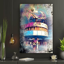 Lade das Bild in den Galerie-Viewer, Leinwandbild Berliner Kunstdesign Hochformat