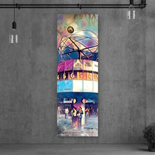 Lade das Bild in den Galerie-Viewer, Leinwandbild Berliner Kunstdesign Panorama Hoch