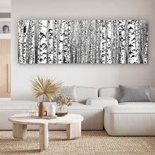 Lade das Bild in den Galerie-Viewer, Aluminiumbild Birkenwald No.1 Panorama