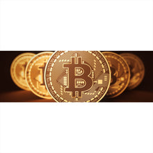 Lade das Bild in den Galerie-Viewer, Poster Bitcoin Münzen Panorama