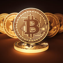 Lade das Bild in den Galerie-Viewer, Poster Bitcoin Münzen Quadrat