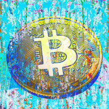 Lade das Bild in den Galerie-Viewer, Poster Bitcoin Quadrat