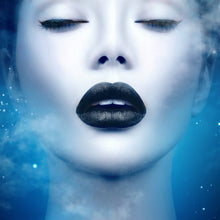 Lade das Bild in den Galerie-Viewer, Spannrahmenbild Black Lips Galaxy Quadrat