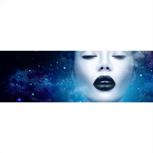 Lade das Bild in den Galerie-Viewer, Acrylglasbild Black Lips Galaxy Panorama