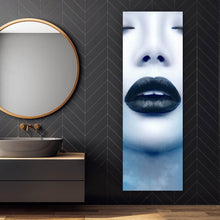 Lade das Bild in den Galerie-Viewer, Acrylglasbild Black Lips Galaxy Panorama Hoch