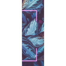 Lade das Bild in den Galerie-Viewer, Poster Blätter mit Lichtrahmen Neon Pink Panorama Hoch