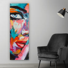 Lade das Bild in den Galerie-Viewer, Spannrahmenbild Blue Eyes Panorama Hoch