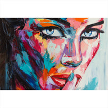 Lade das Bild in den Galerie-Viewer, Leinwandbild Blue Eyes Querformat