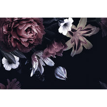 Lade das Bild in den Galerie-Viewer, Leinwandbild Blumen im Vintage Look Querformat