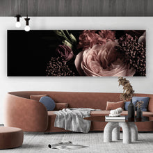 Lade das Bild in den Galerie-Viewer, Aluminiumbild Vintage Blumen No.2 Panorama