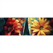 Lade das Bild in den Galerie-Viewer, Acrylglasbild Vintage Flipflops Digital Art Panorama