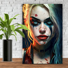 Lade das Bild in den Galerie-Viewer, Poster Blutige Harley Abstrakt Hochformat