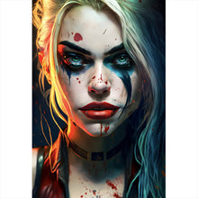 Lade das Bild in den Galerie-Viewer, Poster Blutige Harley Abstrakt Hochformat