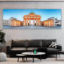 Lade das Bild in den Galerie-Viewer, Leinwandbild Brandenburger Tor Wahrzeichen Panorama