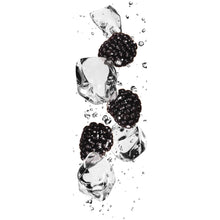 Lade das Bild in den Galerie-Viewer, Acrylglasbild Brombeeren mit Eiswürfeln Panorama Hoch