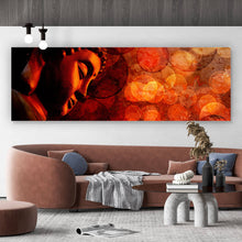 Lade das Bild in den Galerie-Viewer, Poster Bronze Zen Buddha Panorama