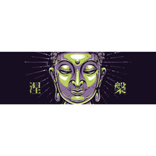 Lade das Bild in den Galerie-Viewer, Poster Buddha auf schwarzem Hintergrund Modern Art Panorama