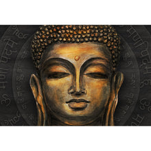 Lade das Bild in den Galerie-Viewer, Poster Buddha Braun Querformat