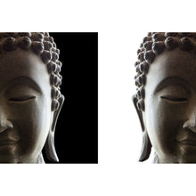 Lade das Bild in den Galerie-Viewer, Aluminiumbild gebürstet Buddha gespiegelt Querformat