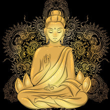 Lade das Bild in den Galerie-Viewer, Poster Buddha im Lotussitz Quadrat