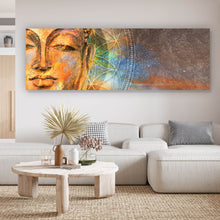 Lade das Bild in den Galerie-Viewer, Poster Buddha mit Mandala Panorama