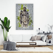 Lade das Bild in den Galerie-Viewer, Leinwandbild Buddha Modern Art Hochformat