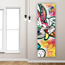 Lade das Bild in den Galerie-Viewer, Aluminiumbild Bugs und Jerry Pop Art Panorama Hoch