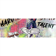 Lade das Bild in den Galerie-Viewer, Poster Bunny Hard Work Pop Art Panorama