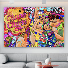Lade das Bild in den Galerie-Viewer, Poster Bunte Pop Art Comic mit Sprüchen Querformat